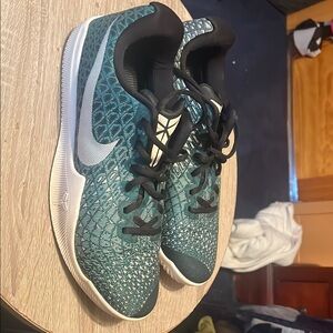 Teal and Black Athletic Sneakers